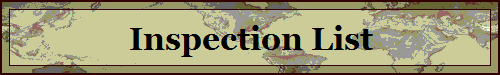Inspection List